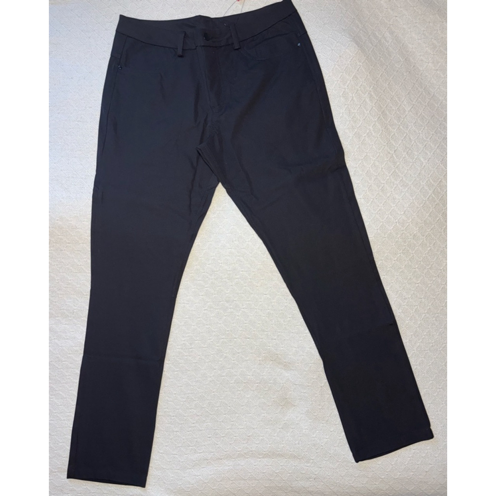NWT CCM Black Hockey Chino Travel Pants Size 34/34